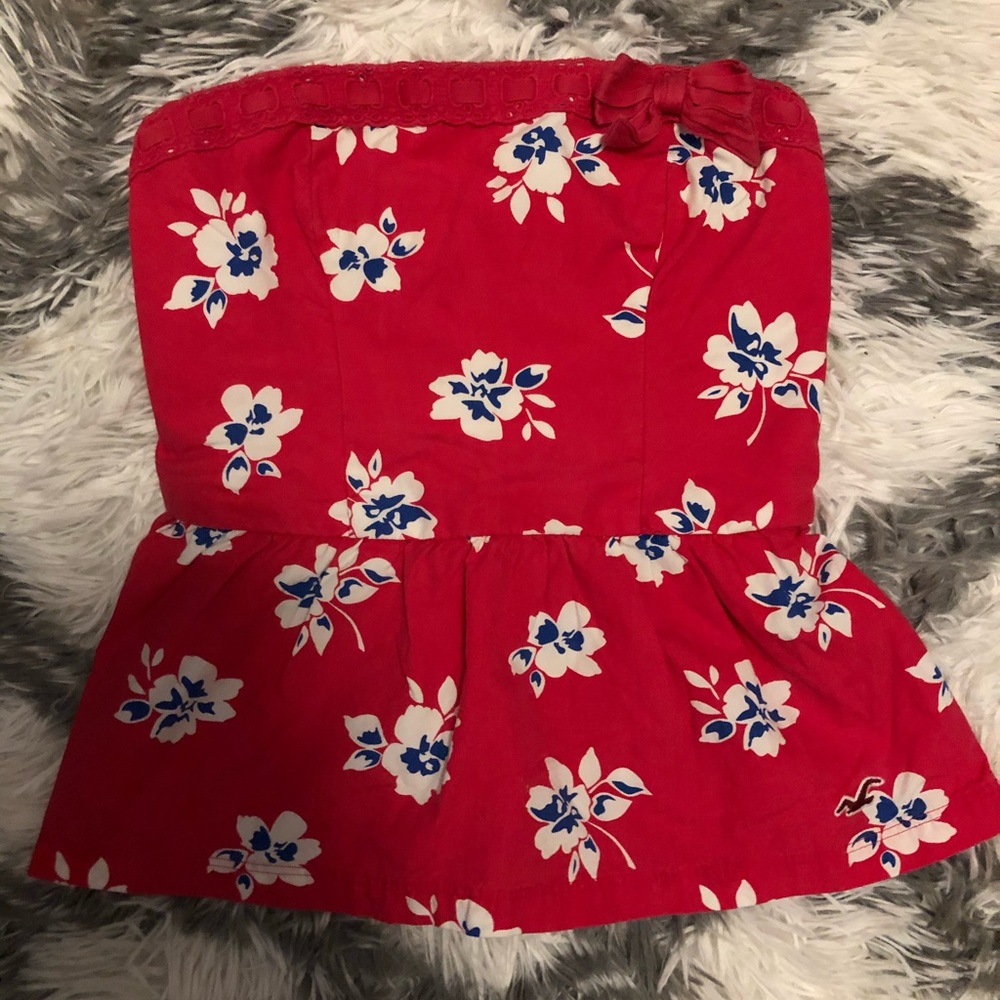 Strapless shirt